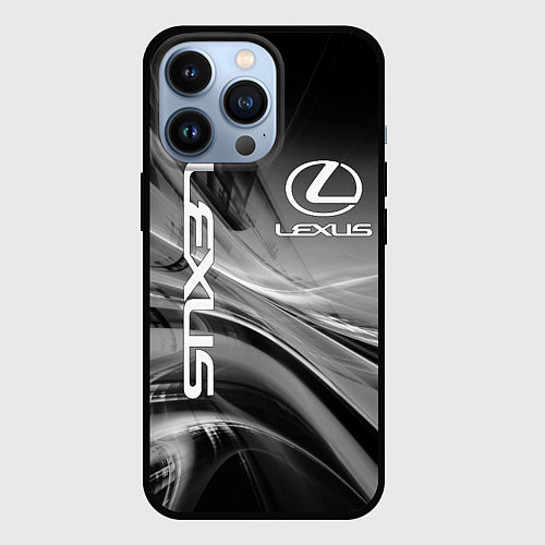 Чехол iPhone 13 Pro LEXUS / 3D-Черный – фото 1