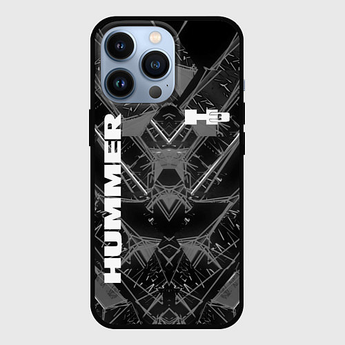 Чехол iPhone 13 Pro HUMMER / 3D-Черный – фото 1