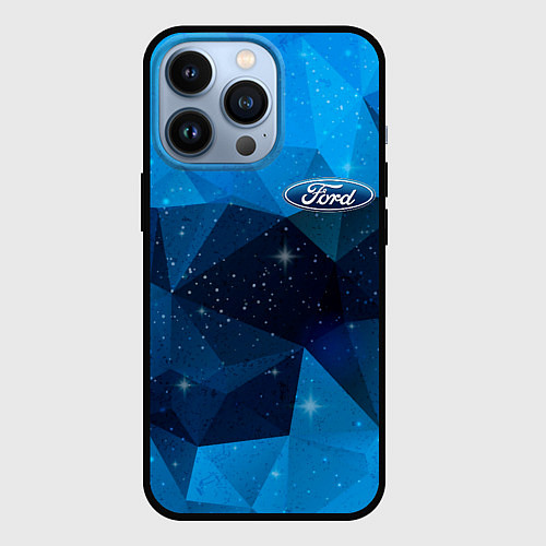 Чехол iPhone 13 Pro FORD / 3D-Черный – фото 1