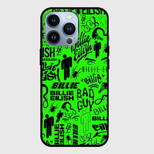 Чехол iPhone 13 Pro BILLIE EILISH БИЛЛИ АЙЛИШ / 3D-Черный – фото 1