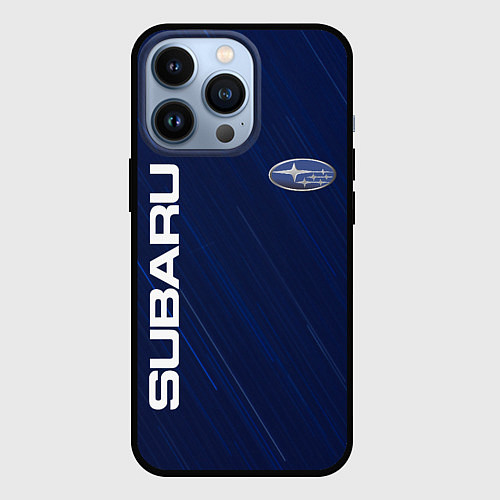 Чехол iPhone 13 Pro SUBARU / 3D-Черный – фото 1