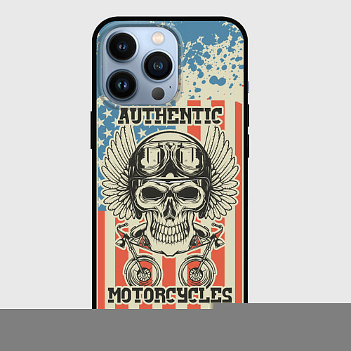 Чехол iPhone 13 Pro Authentic Motorcycle Z / 3D-Черный – фото 1