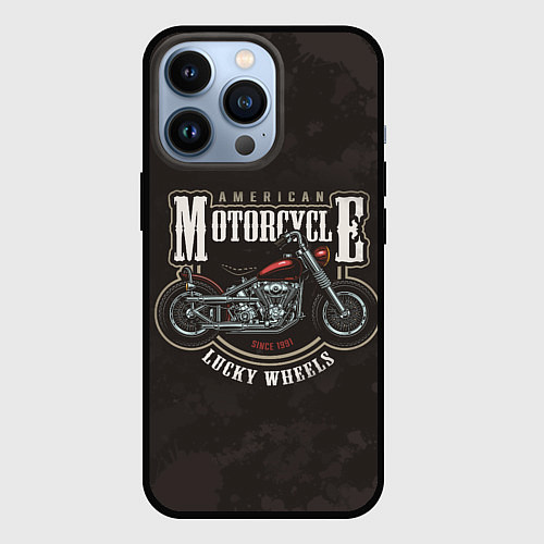 Чехол iPhone 13 Pro American Motorcycle Z / 3D-Черный – фото 1