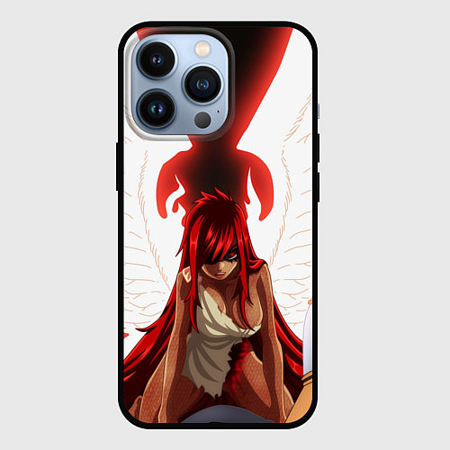 Чехол iPhone 13 Pro FAIRY TAIL ХВОСТ ФЕИ / 3D-Черный – фото 1