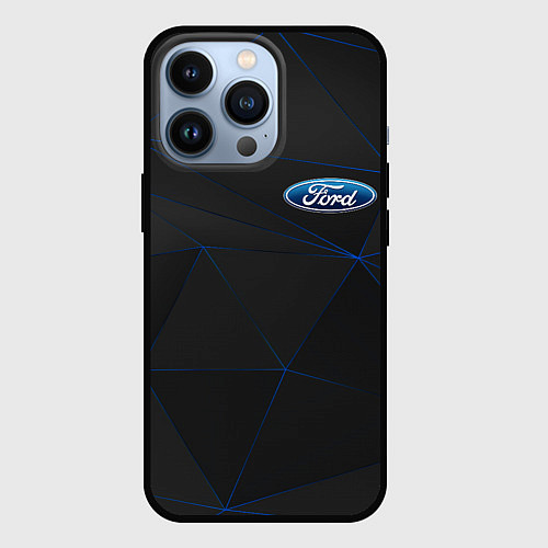 Чехол iPhone 13 Pro FORD / 3D-Черный – фото 1