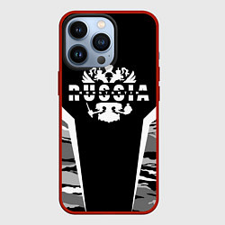 Чехол для iPhone 13 Pro Константин - камуфляж, цвет: 3D-красный