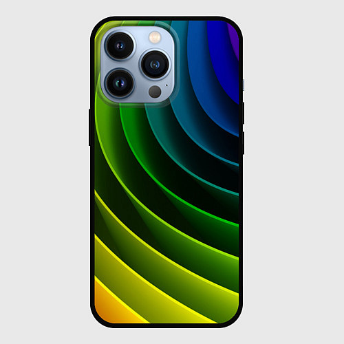 Чехол iPhone 13 Pro Color 2058 / 3D-Черный – фото 1