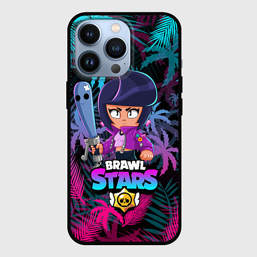 Чехол iPhone 13 Pro BRAWL STARS BIBI БИБИ / 3D-Черный – фото 1