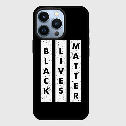 Чехол iPhone 13 Pro Black lives matter Z / 3D-Черный – фото 1