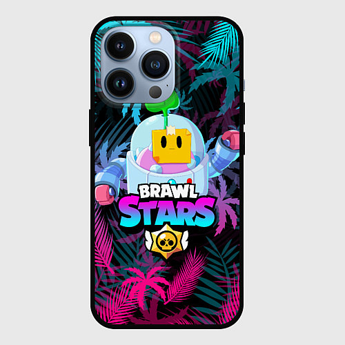 Чехол iPhone 13 Pro BRAWL STARS SPROUT СПРАУТ / 3D-Черный – фото 1