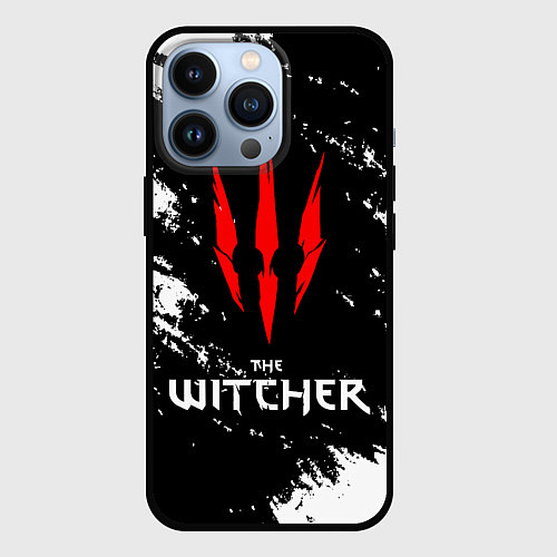 Чехол iPhone 13 Pro The Witcher / 3D-Черный – фото 1