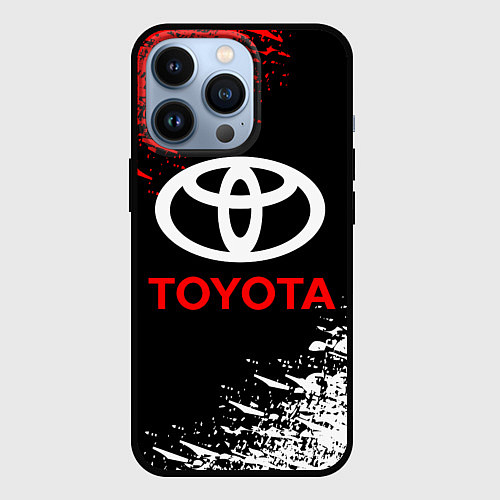 Чехол iPhone 13 Pro TOYOTA / 3D-Черный – фото 1