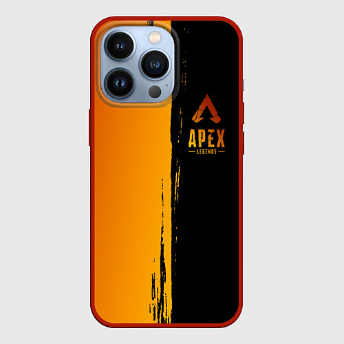 Чехол iPhone 13 Pro Apex Legends / 3D-Красный – фото 1