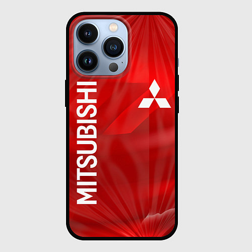 Чехол iPhone 13 Pro MITSUBISHI / 3D-Черный – фото 1