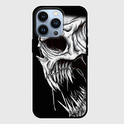 Чехол для iPhone 13 Pro Череп Z, цвет: 3D-черный
