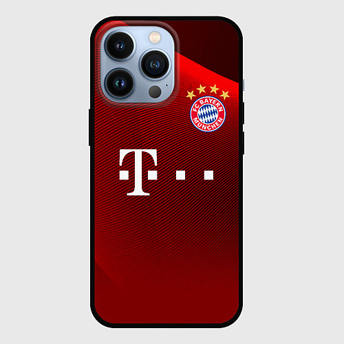 Чехол iPhone 13 Pro BAYERN MUNCHEN / 3D-Черный – фото 1