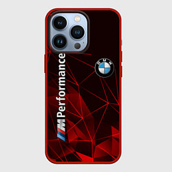 Чехол для iPhone 13 Pro BMW, цвет: 3D-красный