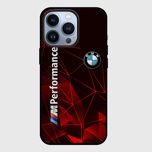 Чехол iPhone 13 Pro BMW / 3D-Черный – фото 1