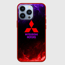 Чехол для iPhone 13 Pro Mitsubishi, цвет: 3D-красный