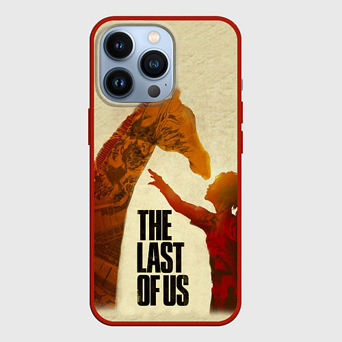 Чехол iPhone 13 Pro The Last of Us 2 / 3D-Красный – фото 1