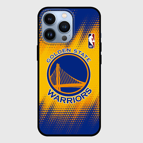 Чехол iPhone 13 Pro Golden State Warriors / 3D-Черный – фото 1