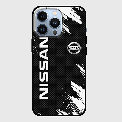 Чехол iPhone 13 Pro NISSAN / 3D-Черный – фото 1