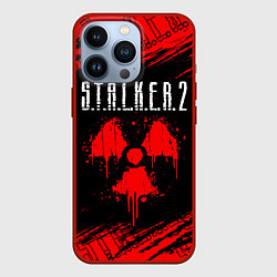Чехол для iPhone 13 Pro STALKER 2 СТАЛКЕР 2, цвет: 3D-красный