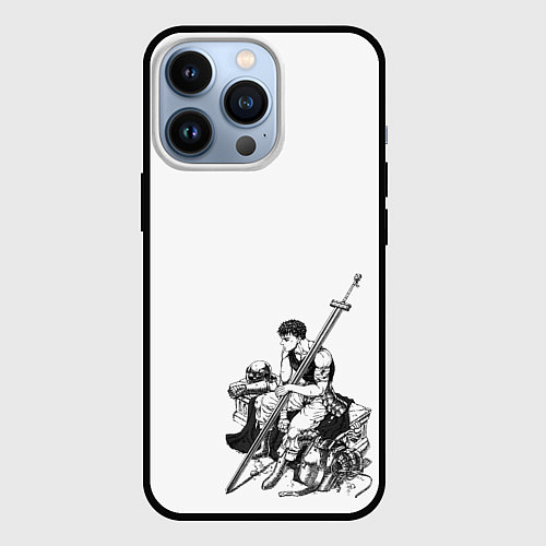 Чехол iPhone 13 Pro Berserk / 3D-Черный – фото 1