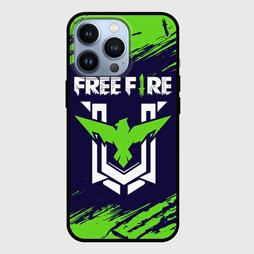 Чехол iPhone 13 Pro FREE FIRE ФРИ ФАЕР / 3D-Черный – фото 1