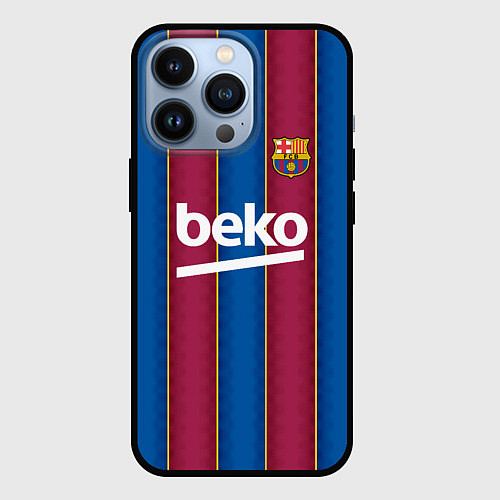 Чехол iPhone 13 Pro FC Barcelona 2021 / 3D-Черный – фото 1