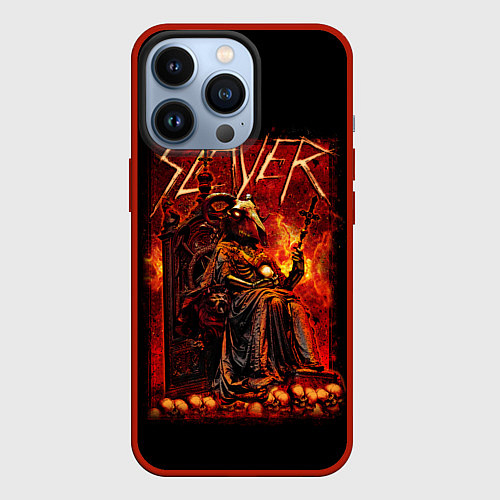 Чехол iPhone 13 Pro Slayer / 3D-Красный – фото 1