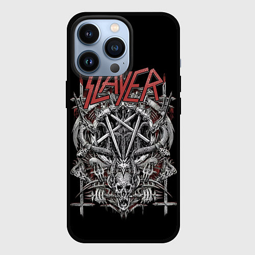 Чехол iPhone 13 Pro Slayer / 3D-Черный – фото 1