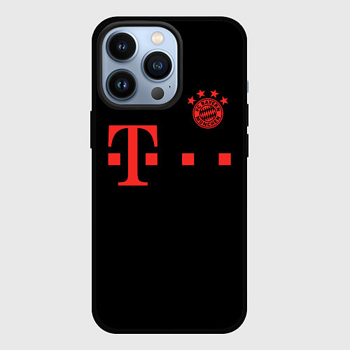 Чехол iPhone 13 Pro FC Bayern Munchen 20-21 - black / 3D-Черный – фото 1