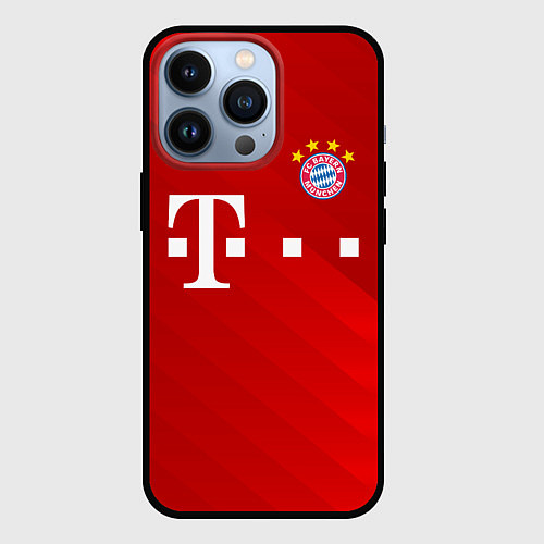 Чехол iPhone 13 Pro FC Bayern Munchen / 3D-Черный – фото 1