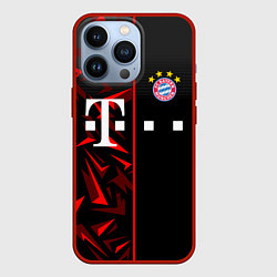 Чехол для iPhone 13 Pro FC Bayern Munchen Форма, цвет: 3D-красный