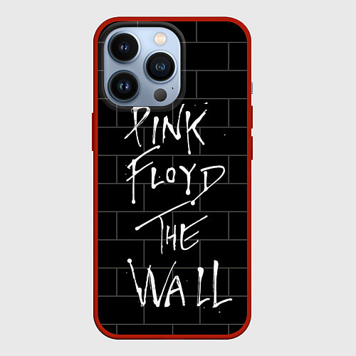 Чехол iPhone 13 Pro PINK FLOYD / 3D-Красный – фото 1