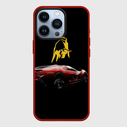 Чехол iPhone 13 Pro Lamborghini - motorsport