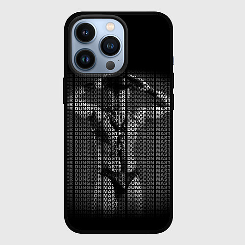 Чехол iPhone 13 Pro Dungeon Master Grey / 3D-Черный – фото 1