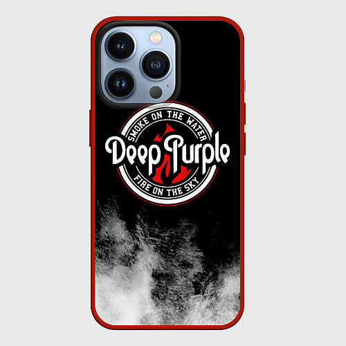 Чехол iPhone 13 Pro Deep Purple / 3D-Красный – фото 1