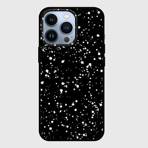 Чехол iPhone 13 Pro Snow / 3D-Черный – фото 1