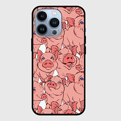 Чехол iPhone 13 Pro Свиньи