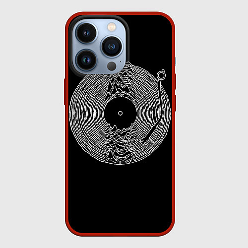 Чехол iPhone 13 Pro JOY DIVISION / 3D-Красный – фото 1