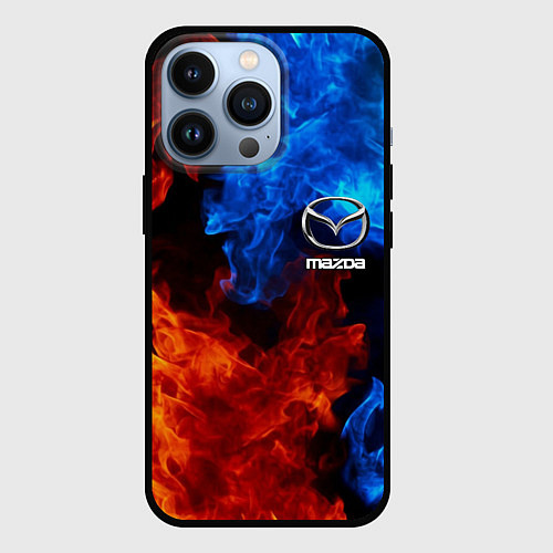 Чехол iPhone 13 Pro MAZDA / 3D-Черный – фото 1
