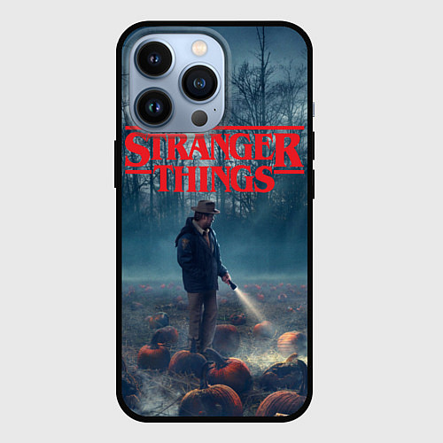 Чехол iPhone 13 Pro Stranger Things / 3D-Черный – фото 1