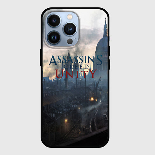 Чехол iPhone 13 Pro Assassin’s Creed Unity / 3D-Черный – фото 1