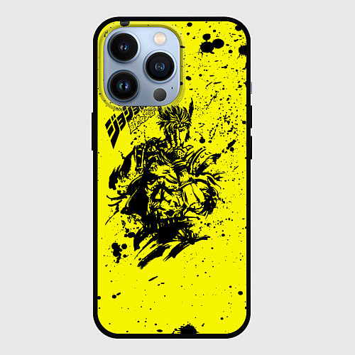 Чехол iPhone 13 Pro JoJo Bizarre Adventure / 3D-Черный – фото 1