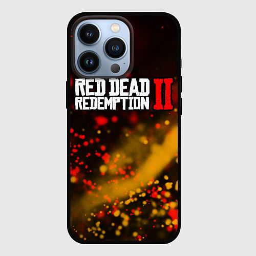 Чехол iPhone 13 Pro RED DEAD REDEMPTION 2 / 3D-Черный – фото 1