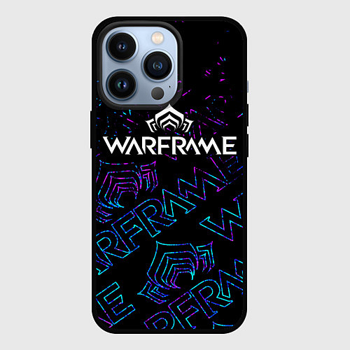 Чехол iPhone 13 Pro WARFRAME ВАРФРЕЙМ / 3D-Черный – фото 1