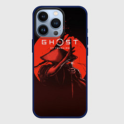 Чехол для iPhone 13 Pro Ghost of Tsushima, цвет: 3D-тёмно-синий