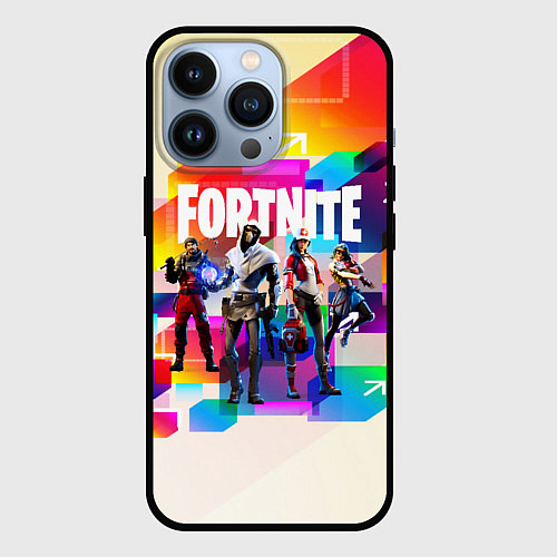 Чехол iPhone 13 Pro FORTNITE / 3D-Черный – фото 1